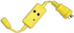 Hubbell HBL105 15/20A to 30A Adapter